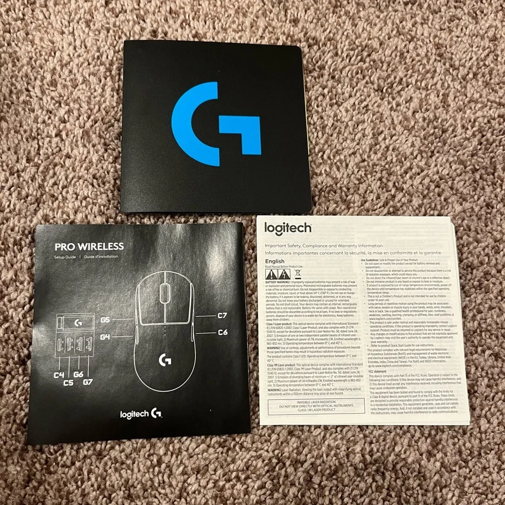 Logitech Black G Pro Wireless Mouse
